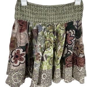 Daytrip Floral Boho Skirt Size S